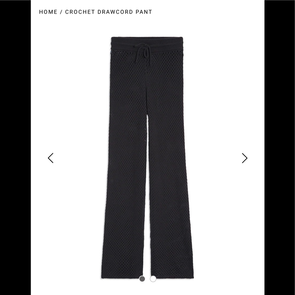 Weworewhat crochet drawstring pants